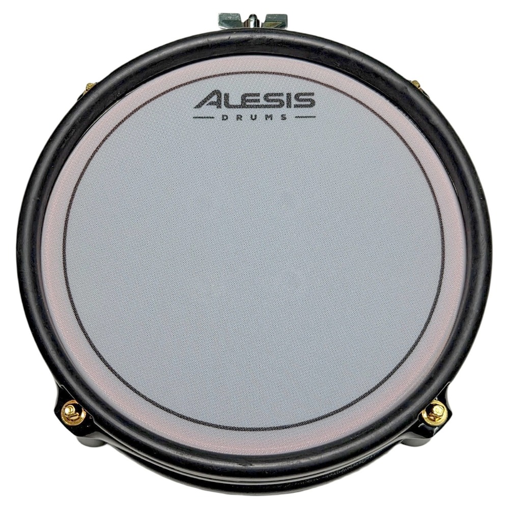 Alesis DM10 Studio 8in Dual-Zone Mesh Drum Pad Electronic Trigger Black Gold #1